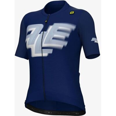 Maillot Alé PR-E Sauvage manga corta azul logo lila mujer - XL Maillot Alé PR-E Sauvage manga corta azul logo lila mujer - XL