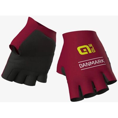 Guantes Granate Denmark Federation 2025 Alé - Gloves Guantes Granate Denmark Federation 2025 Alé - Gloves