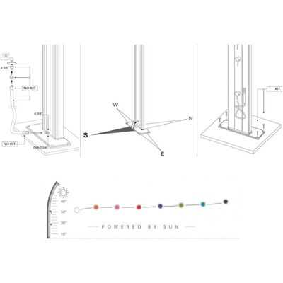 Doccia Solare da Giardino Arkema Design 25L - Doccia Esterna con Lavapied Doccia Solare da Giardino Arkema Design 25L - Doccia Esterna con Lavapied