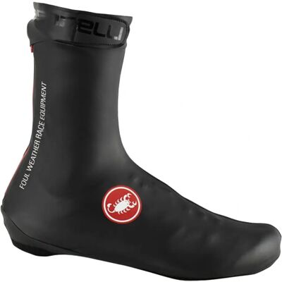 Couvre-chaussures Castelli Pioggia 3 - Noir - Imperméable, Doublure en fleece Couvre-chaussures Castelli Pioggia 3 - Noir - Imperméable, Doublure en fleece
