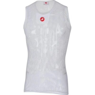 Débardeur Castelli Core Mesh 3 - Blanc - Été Débardeur Castelli Core Mesh 3 - Blanc - Été