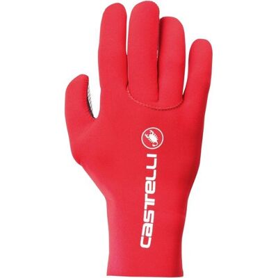 Gants de cyclisme étanches Castelli Diluvio C - Rouge 2XL - Publicité Gants de cyclisme étanches Castelli Diluvio C - Rouge 2XL - Publicité