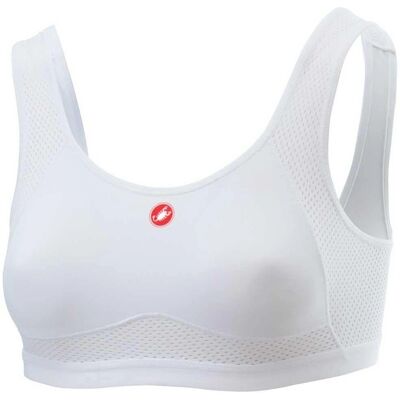 Castelli Kvinner Rosso Corsa BH - Hvit - Sport-BH Castelli Kvinner Rosso Corsa BH - Hvit - Sport-BH