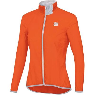 Veste légère facile Sportful Hot Pack pour femme - Orange - Publicité Veste légère facile Sportful Hot Pack pour femme - Orange - Publicité