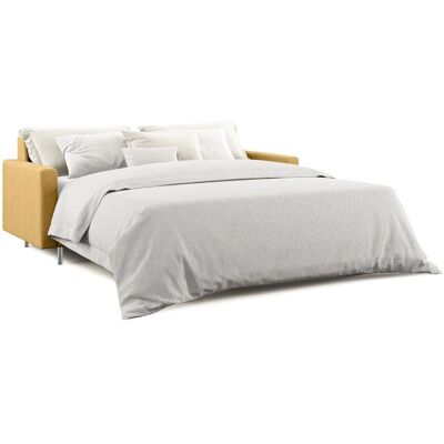 DIVANI.STORE Megan Divano Letto Microfibra Giallo 188cm DIVANI.STORE Megan Divano Letto Microfibra Giallo 188cm