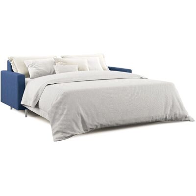 DIVANI.STORE Megan Blau Mikrofaser Schlafsofa - Sofa Bed DIVANI.STORE Megan Blau Mikrofaser Schlafsofa - Sofa Bed
