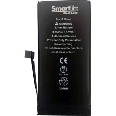 Smartex - iPhone 12 Mini - 2227 mAh - Bateria de substituição Smartex - iPhone 12 Mini - 2227 mAh - Bateria de substituição