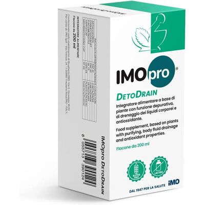 IMO SpA IMOPRO DetoDrain - Integratore Detox Vegetale IMO SpA IMOPRO DetoDrain - Integratore Detox Vegetale