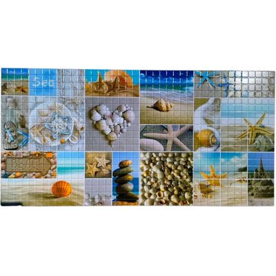 Eternal Parquet Maxi 3D Rivestimento Parete in PVC - Mosaico Mare - Isolante Eternal Parquet Maxi 3D Rivestimento Parete in PVC - Mosaico Mare - Isolante