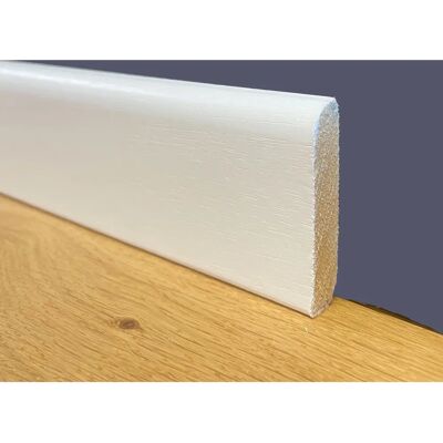 Eternal Parquet Battiscopa in Legno Massello Bianco Laccato - 50x10 Eternal Parquet Battiscopa in Legno Massello Bianco Laccato - 50x10