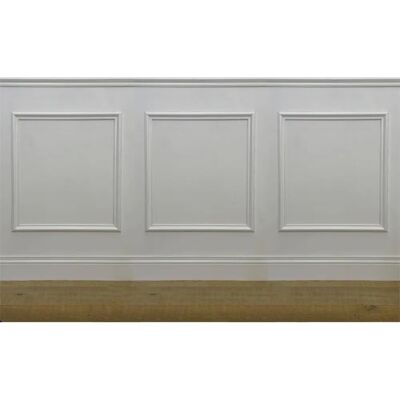 Eternal Parquet - Kit di Pannelli in Legno Massiccio Bianco da 2m Eternal Parquet - Kit di Pannelli in Legno Massiccio Bianco da 2m