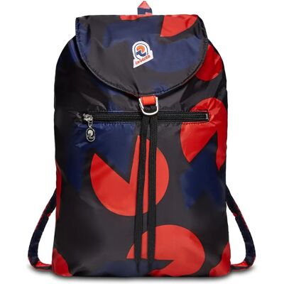 Invicta Vintage Mini Tas - Nylon Opvouwbaar met Metalen Details Invicta Vintage Mini Tas - Nylon Opvouwbaar met Metalen Details