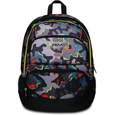 Seven 200102323-428 Sac à dos - Sac à dos scolaire - Multicolore Seven 200102323-428 Sac à dos - Sac à dos scolaire - Multicolore