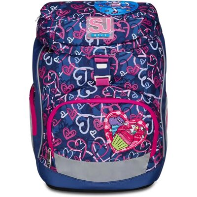 Zaino Sj Seven Cuore Doodle Ergonomico - Zaino Zaino Sj Seven Cuore Doodle Ergonomico - Zaino