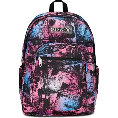Seven 200102451-3C9 Sac à Dos - Polyester Multicolore Seven 200102451-3C9 Sac à Dos - Polyester Multicolore