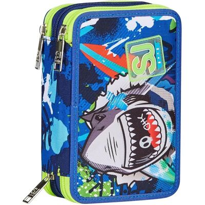 Trousse 3-Zip Sharkstory SJ Gang Trousse 3-Zip Sharkstory SJ Gang