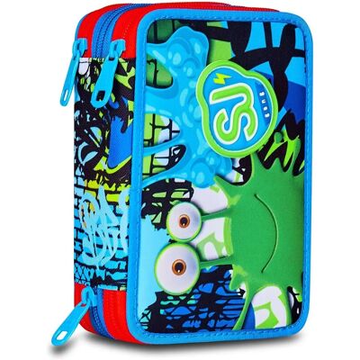 Sj Fantasys Boy 3 Bolsa con Cremallera - Bolsa con 3 Compartimentos Sj Fantasys Boy 3 Bolsa con Cremallera - Bolsa con 3 Compartimentos
