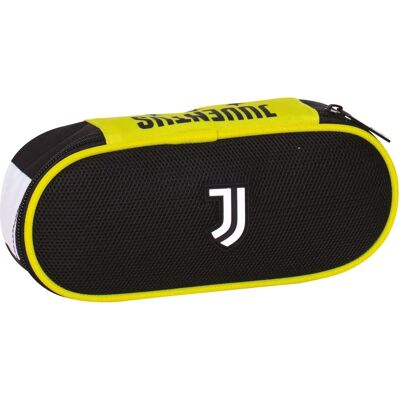 Trousse à Crayons Juventus Round Plus - Noir, Ovale, Polyester Trousse à Crayons Juventus Round Plus - Noir, Ovale, Polyester