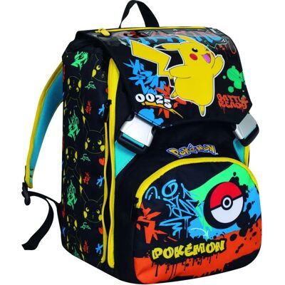 Seven Grand Sac à Dos Pokémon Divisible Multicolore Seven Grand Sac à Dos Pokémon Divisible Multicolore
