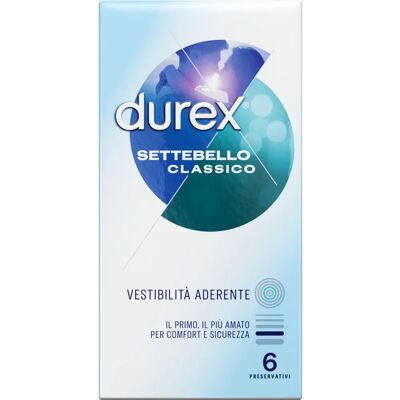 Durex Settebello Classico - 6 Preservativi Durex Settebello Classico - 6 Preservativi