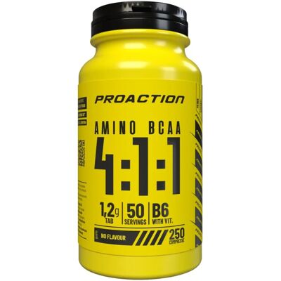 ProAction BCAA 4:1:1 - Integratore recupero muscolare ProAction BCAA 4:1:1 - Integratore recupero muscolare