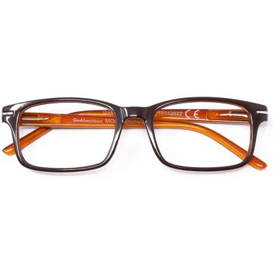 GianMarcoVenturi Genova Lunettes de Lecture Bicolores Marron - Reading Glasses GianMarcoVenturi Genova Lunettes de Lecture Bicolores Marron - Reading Glasses