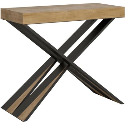 Itamoby Console Extensible Chêne Naturel - Jusqu’à 300cm - Design Moderne - Publicité Itamoby Console Extensible Chêne Naturel - Jusqu’à 300cm - Design Moderne - Publicité
