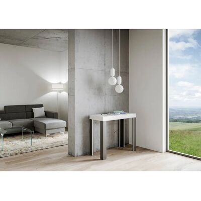 Console Estensibile ITAMOBY - 90x40/300 cm, Melamin Bianco Console Estensibile ITAMOBY - 90x40/300 cm, Melamin Bianco