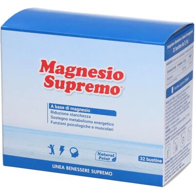 Magnesio Supremo Natural Point - 32 bustine - Integratore alimentare Magnesio Supremo Natural Point - 32 bustine - Integratore alimentare