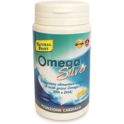 Natural Point Omega Silver 100 capsule - Supporto cuore e cervello Natural Point Omega Silver 100 capsule - Supporto cuore e cervello