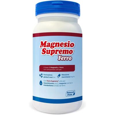 Natural Point Magnesio Supremo Ferro - Integratore alimentare - Supporta energia e sangue Natural Point Magnesio Supremo Ferro - Integratore alimentare - Supporta energia e sangue