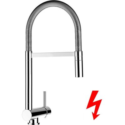 VIZIO Niederdruck - Einhebel-Küchenspülenmischer mit Faltauslauf - 6 cm - Chrom VIZIO Niederdruck - Einhebel-Küchenspülenmischer mit Faltauslauf - 6 cm - Chrom