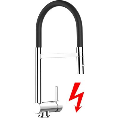 VIZIO Nero Niederdruck Küchenarmatur - 6 cm - Spültischmischer VIZIO Nero Niederdruck Küchenarmatur - 6 cm - Spültischmischer