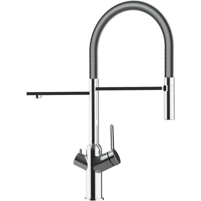VIZIO Rubinetto Cucina 3 Vie Cromato con Canale Flessibile e Doppio Getto VIZIO Rubinetto Cucina 3 Vie Cromato con Canale Flessibile e Doppio Getto
