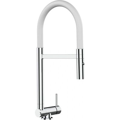 Rubinetto Cucina VIZIO - Girevole a 360°, Canna Pieghevole, Doppiogetto Rubinetto Cucina VIZIO - Girevole a 360°, Canna Pieghevole, Doppiogetto
