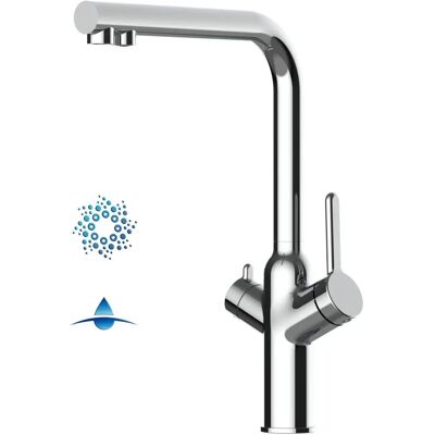 VIZIO Küchenarmatur - Modell VZBF211100 mit 360° drehbarem Auslauf, Keramikkartusche VIZIO Küchenarmatur - Modell VZBF211100 mit 360° drehbarem Auslauf, Keramikkartusche