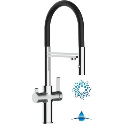 VIZIO Küchenarmatur - 4-Wege verchromt mit separatem Filterkanal & abnehmbarer Dusche VIZIO Küchenarmatur - 4-Wege verchromt mit separatem Filterkanal & abnehmbarer Dusche