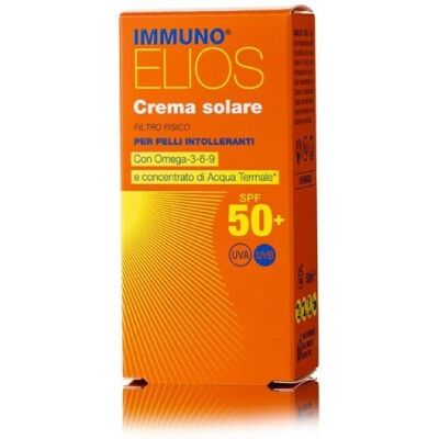 Morgan Srl Immuno Elios - Crema Solare SPF50+ per Pelli Sensibili - Protezione Completa Morgan Srl Immuno Elios - Crema Solare SPF50+ per Pelli Sensibili - Protezione Completa