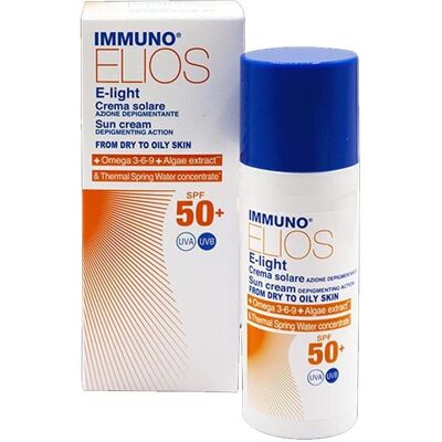 Morgan Srl Immuno Elios - Crema Solare SPF50+ - Leggera, Assorbimento Rapido Morgan Srl Immuno Elios - Crema Solare SPF50+ - Leggera, Assorbimento Rapido