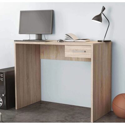 Milani Home Modello 3853 - Scrivania di Design con Cassetto - Marrone Milani Home Modello 3853 - Scrivania di Design con Cassetto - Marrone