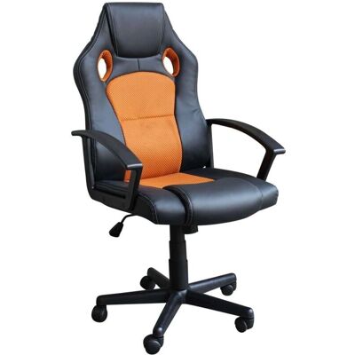 MILANI HOME - Nikolai - Arancione - Ergonomico - Sedia da gaming MILANI HOME - Nikolai - Arancione - Ergonomico - Sedia da gaming