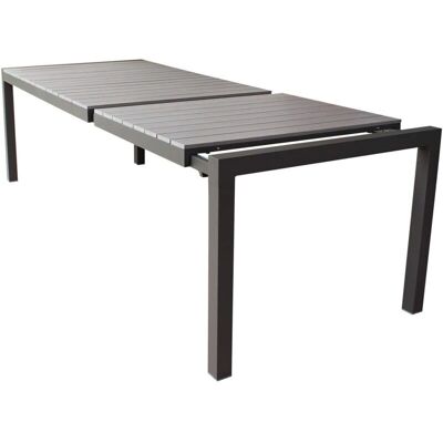 MILANI HOME - Tavolo Rettangolare Allungabile - Taupe - Table MILANI HOME - Tavolo Rettangolare Allungabile - Taupe - Table