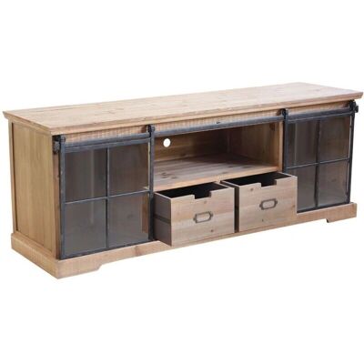 Credenza Classica in Legno di Milani Home - 160x60x45.5 cm - Ripiano Moderno Industriale Credenza Classica in Legno di Milani Home - 160x60x45.5 cm - Ripiano Moderno Industriale