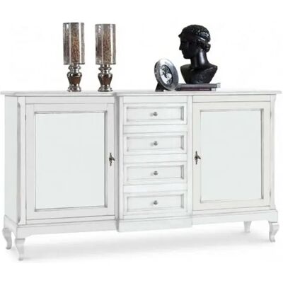 Milani Home Credenza - Legno Massello 201x52x113 - Stile Classico Milani Home Credenza - Legno Massello 201x52x113 - Stile Classico