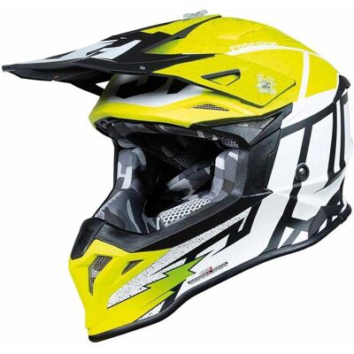 Just1 J39 Poseidon Motorradhelm - Schwarz-Gelb Fluoresziernd-Weiße - Motorradhelm Just1 J39 Poseidon Motorradhelm - Schwarz-Gelb Fluoresziernd-Weiße - Motorradhelm