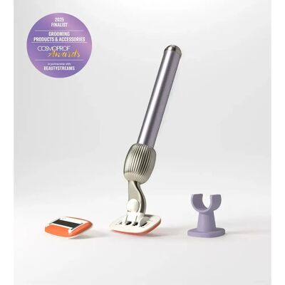 Fler Fler Set de Débutant Rasoir de Sécurité Lilas - Publicité Fler Fler Set de Débutant Rasoir de Sécurité Lilas - Publicité