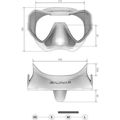 Salvimar Maschera Neo Anti Fog - maschera Salvimar Maschera Neo Anti Fog - maschera