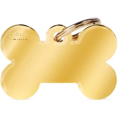 MyFamily Gold Hundemarke - Personalisierte Gravur Italienisch MyFamily Gold Hundemarke - Personalisierte Gravur Italienisch