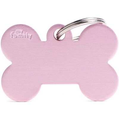 Plaque d'identification rose grande pour animaux - personnalisé en aluminium - Publicité Plaque d'identification rose grande pour animaux - personnalisé en aluminium - Publicité