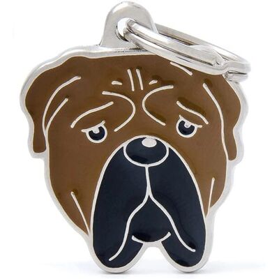My Family Medalla para Perro Bullmastiff - Grabado Personalizado My Family Medalla para Perro Bullmastiff - Grabado Personalizado